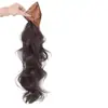 Coleta Postiza para Mujer en Otoño e Invierno, Suave Pinza Triangular de Concha para Media Coleta Alta, Volumen de Cabello Esponjoso, Coleta de Cabello Largo y Rizado