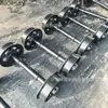 Fabricante de juegos de ruedas para camiones mineros: ruedas de acero fundido engrosadas y resistentes al desgaste para camiones mineros y ruedas para carros de horno, juegos de ruedas para camiones mineros con ancho de vía personalizable