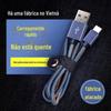 Fábrica atacado para Apple Android tipo-c linha de carregamento do telefone 1 metro 2a linha de dados denim de carregamento rápido