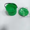 Cubo pequeño plegable para exteriores para niños para lavar pinceles, juguete de pintura artística, cubo para atrapar peces, camarones y conchas