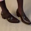 Mocasines retro estilo británico para mujer, nueva moda estilo coreano 2026, zapatos slip-on versátiles y cómodos, zapatos pequeños de piel