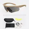 Gafas Tácticas para Aficionados Militares de Ballesta Transfronteriza Gafas Antibalas para Tiro Deportivo al Aire Libre Gafas Multifuncionales a Prueba de Viento