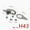 Nueva Hebilla de Avión de Metal Hebilla para Chaqueta Abrigadora Hebilla de Aleación Accesorios para Ropa y Equipaje Blanco Dorado Pistola Multitamaño