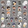 51 Pegatinas Q Version Bungou Stray Dog Personajes de Anime Japonés Akutagawa Ryunosuke Mafia Guka Caja de Almacenamiento Pegatinas DIY