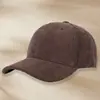 Gorra de Béisbol Popular de Pana para Otoño e Invierno con Logo Personalizado, Estilo Coreano para Hombres y Mujeres, Gorra Sencilla de Color Sólido con Visera de Pato, Gorro Cálido