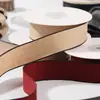 Cinta de Algodón Lino Patrón de Mezclilla Borde Prensado Cinta para Lazo de Sombrero DIY Lazo de Corbata Cinta para Ramo Caja de Regalo Decoración Empaque Corbata