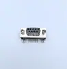 Conector Smartconn VGA Dr Pin Doblado Macho 9 Pines Hembra Ángulo de 90 Grados Zócalo Hembra de 15 Pines Puerto Serie