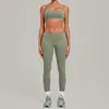 Conjunto de Yoga de Cintura Plegable de Otoño Set Deportivo de Fitness Running Ajustado con Pliegues Invisibles Levanta Glúteos 1192+3301