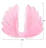 Anjo Cisne Asas Pena Decoração de Bolo de Aniversário Plug-in Casal Amor Mesa de Sobremesa de Aniversário Decoração