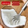 Ralador de Coco Espesso de Aço Inoxidável Cor Sólida com Cabo, Montável na Parede para Armazenamento, Utensílios Domésticos DIY para Bebidas de Verão