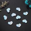 Nuevo cristal plano ancho de corazón de durazno, vidrio de cristal, diamante moca, joyería para uñas, bricolaje, color mágico, decoraciones para uñas usables