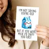 Compra Directa Transfronteriza En Stock Tarjetas de Bendición Divertidas de Broma de Edad, Tarjetas de Regalo Divertidas de Cumpleaños para Amigos