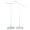 Nuevo soporte para cortina de tela de fondo de boda, decoración, soporte, diseño de escena de boda, arco retráctil elevable, tendedero para colgar tela, accesorios