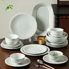Celadón de Color Bajo Esmalte Estilo Chino 2026 Nuevo Set de Cuenco y Plato de Cerámica de Alto Valor, Set de Vajilla para Cuenco de Arroz, Set de Cuencos y Platos