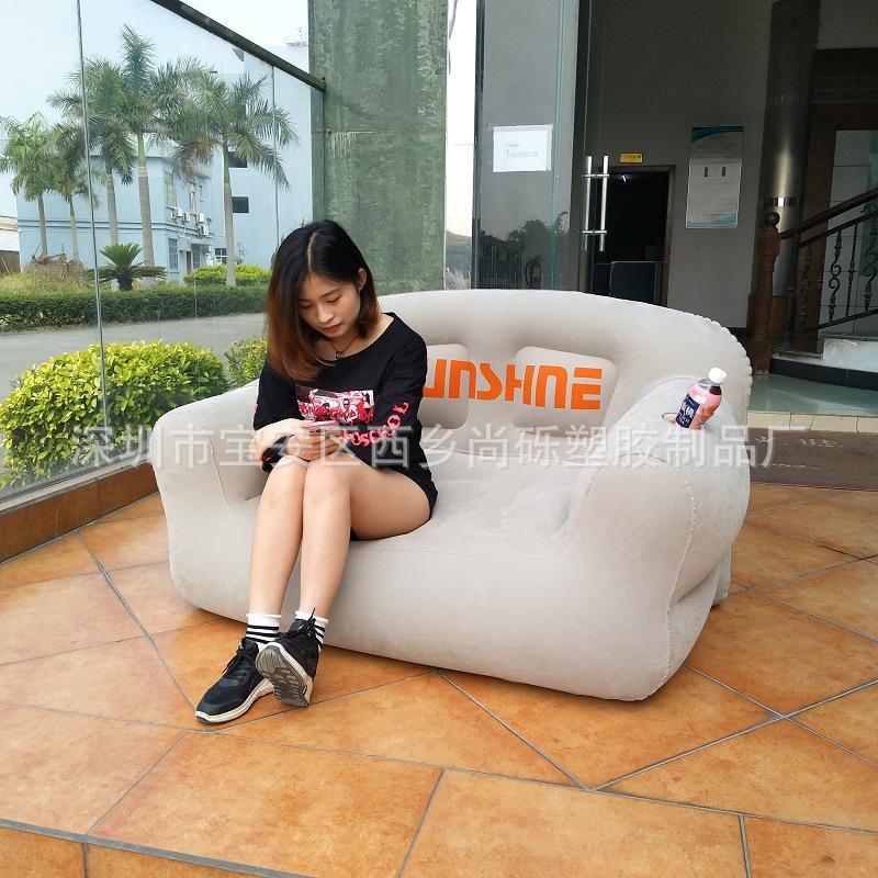 植绒双人沙发140x75x78cm (14)