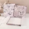 Nueva Bufanda Creativa de Tinta Caja de Regalo Bufanda Ropa Bronceado Caja Portátil Exquisita Cubierta Cielo y Tierra Traje Caja de Regalo