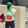 Nueva mochila linda de dibujos animados estilo fruta, elegante, para niños y estudiantes de primaria, mochila de jardín de infantes con esquema de colores dopamina estilo coreano