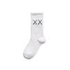 Calcetines Zhuji para Hombre Calcetines Largos Versátiles para Todas las Estaciones Color Sólido A la Mitad de la Pantorrilla Calcetines de Algodón Estilo Universitario para Parejas Calcetines Deportivos Casuales