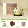 Taza de té Zhi Xiong Xi Hui, un juego de té kung fu de alta gama para uso personal, taza de té de oficina con separación de té y agua