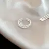 Anel de Flor com Renda Vazada e Laço de Zircônia Moda Elegante Anel para Dedo Indicador Luxo Acessível Anel de Alta Qualidade para Mulheres