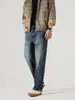 Ropa de Hombre Fengshe / Novedad Primavera y Otoño 2025 Jeans Ajustados de Pierna Ancha Sueltos de Pierna Recta para Hombre