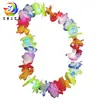 Diámetro del pétalo 6.5 cm 24 Pares de Luces LED Brillantes Guirnalda de Colores Fiesta Temática Hawaiana Collar Guirnalda