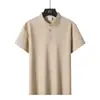 Camiseta Polo de Manga Corta para Hombre Verano Solapa de Polo Negocios Fresca Moda Tendencia Secado Rápido Transpirable Absorbente de Sudor Deportes al Aire Libre
