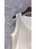 Chaleco interior fino suelto ajustado de verano nuevo versátil base para el trabajo elegante prenda exterior top casual sin mangas