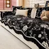 Cojín de sofá estilo vintage con flecos, universal para todas las estaciones, forma irregular, tacto de alta gama, tela de cubierta de chenilla, cojín de asiento antideslizante de una pieza
