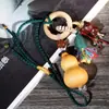 Enfeites Pendentes de Cuia Nativa Natural, Bolsas Criativas Feitas à Mão para Casa, Artesanato Pendurado para Presentes, Peças Pequenas