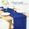 Pano de Queijo Pano Amassado Bandeira de Mesa Estilo Boêmio Toalha de Mesa Transparente Mesa de Doces de Casamento Decoração de Festa Bandeira de Mesa Pano Amassado Bandeira de Mesa