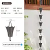 Nueva Cadena de Lluvia Estilo Chino de Cobre para Patio de Villa, Jap