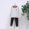 Kalabenben25 Nova Roupa de Casa Infantil Primavera & Outono Algodão Modal Roupas de Outono e Calças Compridas Categoria a Conjunto Íntimo