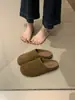 Zapatillas de Medio Pie Birkenstock Retro para Mujer Ropa de Exterior 2026 Otoño Suela Gruesa Cómodas de Ponerse Zuecos Cerrados