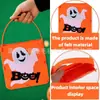 Accesorios Fotográficos para Fiesta Navideña, Decoraciones de Ambiente, Bolsa de Fieltro de Calabaza Fantasma, Bolsa de Dulces de Halloween, Bolsa para Pedir Dulces