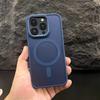 Adecuado para Funda de Teléfono Móvil Apple 18Promax, Tacto Suave Mate, Iphone15 Transparente con Succión Magnética 17 Funda Protectora Anticaídas 12