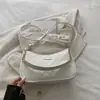 Bolsa Feminina Elegante e Simples para Axila Moda Verão 2026 Novo Estilo Coreano Nicho Bolsa de Ombro com Corrente Bolsa Única Estilosa