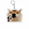 Rana Acrílico Souvenir Mascota Perro Expresión Perro y Gato Colgante Creativo Foto Llavero Otros