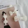 Pinza para el pelo de celebridad de internet Lazo de perlas pinza bb para flequillo pinza lateral diadema linda para niña T