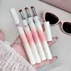 Outlet de fábrica 1.5g Brillo de labios degradado Pluma giratoria Cabezal metálico personalizado Esencia para labios Aceite para labios Tubo de brillo de labios