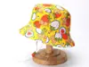 Comercio exterior impresión sombrero de pescador para bebé verano nuevo protección solar sombrero tipo cubo lindo caricatura sombrero de niño femenino G282