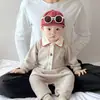 Ropa para Bebés Recién Nacidos, Ropa de Otoño, Monos Súper Lindos para Bebés Niños, Moda de Primavera y Otoño con Cuellos para Bebés Pequeños para Salir y Gatear