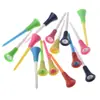 Palo de golf de color mixto suministrado directamente del fabricante, palos de golf, soportes de bola de plástico de colores largos y cortos para el campo de golf
