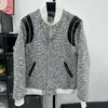 Jaqueta patchwork estilo francês para homens e mulheres, novo modelo outono 2026, de alta qualidade, versátil, requintada, elegante, top que afina