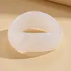 Pulsera Ancha Irregular Acrílica con Onda Difuminada Pulsera Simple Fresca de Moda Joyería de Mano de Nicho de Alta Gama para Mujeres
