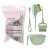 Kit de Ferramentas para Tingir o Cabelo, Tigela para Óleo de Tingimento, Misturador, Cuidados com o Cabelo, Pente Dupla Face para Tingimento, Espremedor Multifuncional para Pasta, Raspador