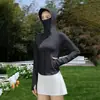 Chamarra de Protección Solar Estilo Ala de Sombrero Ono Ajustada para Mujer Modelo Nuevo 2026 Ceñidor de Cintura Adelgazante Ropa con Filtro Solar Protección UV Abrigo Transpirable