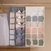 Bolsa de Armazenamento Suspensa para Roupa Íntima, Bolsa de Armazenamento de Parede para Roupa Íntima, Sutiãs, Meias, Organizador de Armazenamento para Quarto, Caixa de Armazenamento Suspensa para Guarda-Roupa