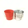 Velas en Lata Grandes y Pequeñas, Cubos de Chapa Galvanizada, Fábrica Personalizada, Cubos Pequeños con Tapas de Plástico PVC, Suministrados por Fabricantes