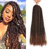 Cabello para Trenzas Passion Twist Crochet Cabello Crochet Onda de Agua Trenza Sucia Accesorios de Peluca